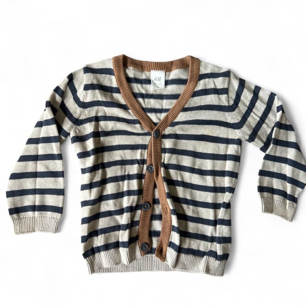 9-12month H&M striped cardigan
